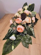 Stroik na grób, kompozycja na cmentarz, wiązanka LU30