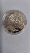 MONETA 20 RUBLI - ŻAGLOWCE ŚWIATA 2010 ROK - AMERIGO VESPUCCI
