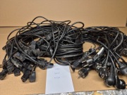 Kabel zasilający czarny, PE+N, 10/16A,250V, 1,8 m