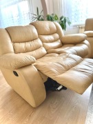 Wypoczynek skórzany 3,2,1