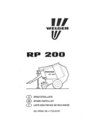 Katalog części Prasy Welger RP 200