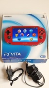 Playstation PS Vita OLED JP czerwona Cosmic Red przerobiona CFW Henkaku