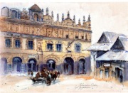 Kazimierz Dolny ,kamienice 20x30cm Akwarela 