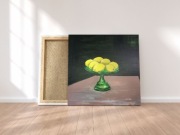 Akryl na płótnie 70x70 cm CYTRYNY martwa natura