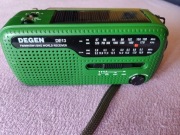 DEGEN DE13 radio odbiornik globalny SOLAR DYNAMO