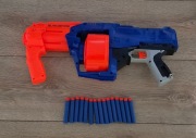 PISTOLET NERF N-STRIKE ELITE SURGEFIRE MEGA SZYBKI OBRACANY MAGAZYNEK 