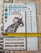 Program żużel 1977 Chorzów Stadion Śląski ROW speedway Polska