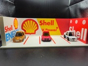 Diorama SHELL Hot Wheels 1:64 Garaż