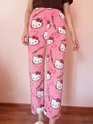 Spodnie pluszowe hello kitty piżamowe.