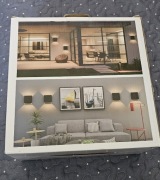 ZESTAW 4x Nowoczesny Kinkiet LED Klighten – Regulowany Kąt (Biały)