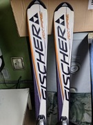 Narty FISCHER RF FIRE 165cm dobry stan