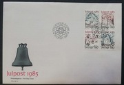 Szwecja FDC Mi: 1360-1363 Boże Narodzenie 1985