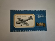 Opakowanie po czekoladzie E.Wedel hobby L.W.D. Szpak 2
