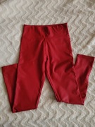 Leginsy ocieplane imitacja skóry s/m