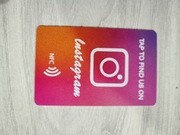 Karta do zbierania folowersow na Instagram!