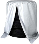 Pokrowiec na opony - tkanina Oxford 210D Silver