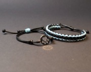 Bransoletka z sznurka woskowanego