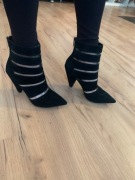 Czarne botki Nina Basco 