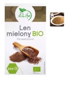 BIOLIFE Len Mielony BIO Wysoka Zawartość Błonnika i Białko 200g