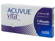 ACUVUE VITA soczewki kontaktowe miesięczne MOC -3.25D 6 sztuk BLOKADA UV