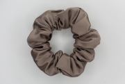 Gumka do włosów scrunchie MIDI satyna bawełniana frotka