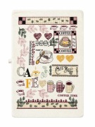 Ręcznik z Mikrofibry 50x100 cm | 3D Wzór Kawa / Herbata|Wiele Kolorów|NOWY