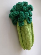 Owoce warzywa na szydełku Amigurumi, seler naciowy