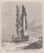 Zawieprzyce - 1862r. - Mogiła, drzeworyt