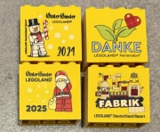 4x Klocek 2x4x3 Promocyjny Lego 30144  Fabrik Feriendorf Deutschland Niemcy
