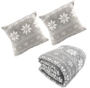 Zestaw Świąteczny Koc + 2 poszewki 