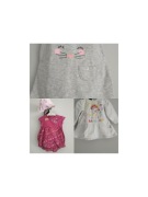 Zestaw 3 szt. 68 6 m sukienka tunika body 