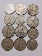 Zestaw monet obiegowych PRL