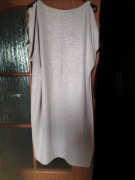 Sukienka brokatowa pudrowa