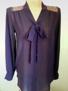 Bluzka koszulowa  szyfonowa rozm. 40/L