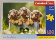 PUZZLE 100 elementów PIESKI SZCZENIAKI 6+ CASTORLAND