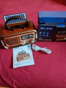 Radio retro.Bluetooth.usb.solar
