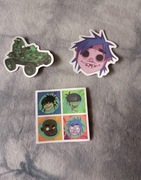 naklejki winylowe gorillaz