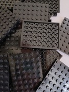LEGO 3036 6x8 płytka czarna Black  komplet 10 szt NOWY