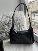 Czarna torebka ze skóry naturalnej – elegancka, handmade w Polsce