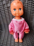 STARA LALKA PRL KIOSKOWIEC BOBAS 20CM ORYGINALNY STRÓJ 