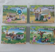 Klocki ze świata minecraft 4 pudełka