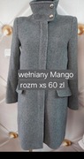 Płaszcz damski wełniany w rozmiarze xs-s Mango 