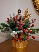 Flowerbox świąteczny stroik świąteczny