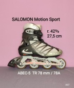 Rolki Salomon - ABEC-5 koła TR 78 mm/78A - rozmiar 42 2/3 -27,5 cm