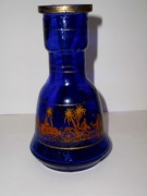Wazon Empirowy.Szkło Kobaltowe Huta Bhemia przełom XIX i XX wieku.