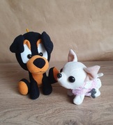 Pieski maskotka zabawki chodzi nakręcany