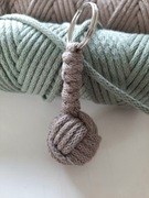 Brelok do kluczy zawieszka mokka monkey fist kółko