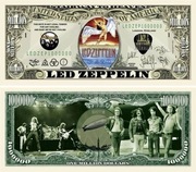Led Zeppelin gwiazdy estrady banknot kolekcjonerski