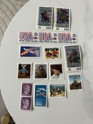 Znaczki pocztowe dla kolekcjonera 16 sztuk