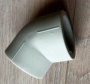 KOLANO PRAWTECH PP-R 45° fi 40 POLIPROPYLEN ZGRZEWANE